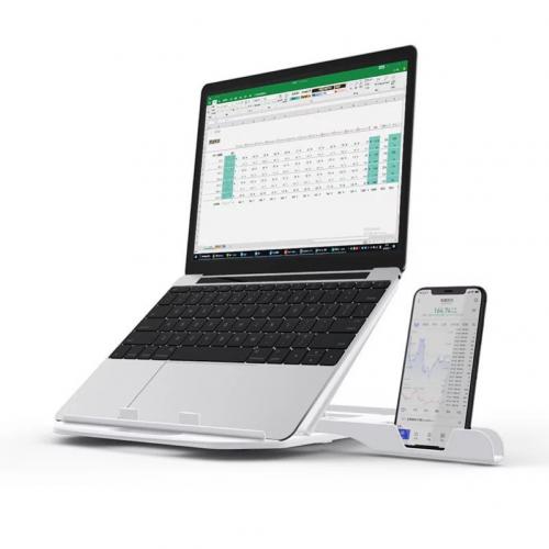 Portable pliable réglable anti-dérapant ordinateur Portable tablettes Support Support Support tablette Support Support: White  Standard