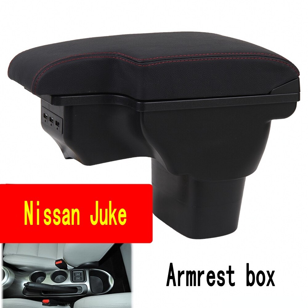For Nissan Juke armrest box central Store content box cup holder ashtray interior decoration car-styling accessories 14-17