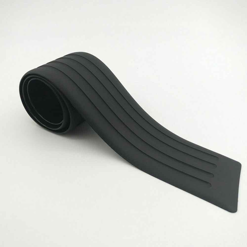 Car Rubber Cover Trunk Rear Bumper Anti-scratch Bar Universal Car Black Rear Bumper Sill Auto Rear Bumper Protector: Default Title