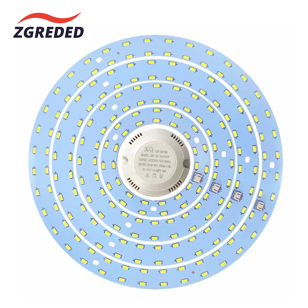 Módulo LED de 220V, Panel LED de anillo, 12W, 15W, 18W, 24W, 30W, 36W, 40W, 50W, Kit de luz LED de repuesto para luces de ventilador de techo