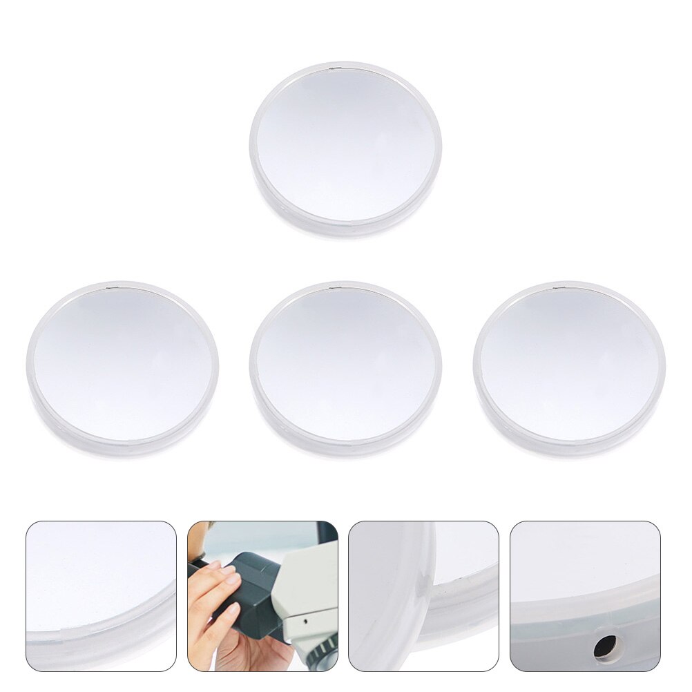 4Pcs Useful Biological Microscope Reflector Accessories Microscope Mirror: Default Title