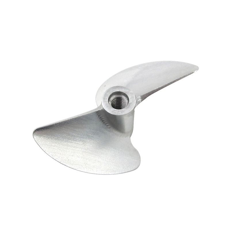 RC high speed racing boat metal propeller 2-blade M4 threaded shaft size 30-45mm outer diameter CNC 7075 aluminum alloy props