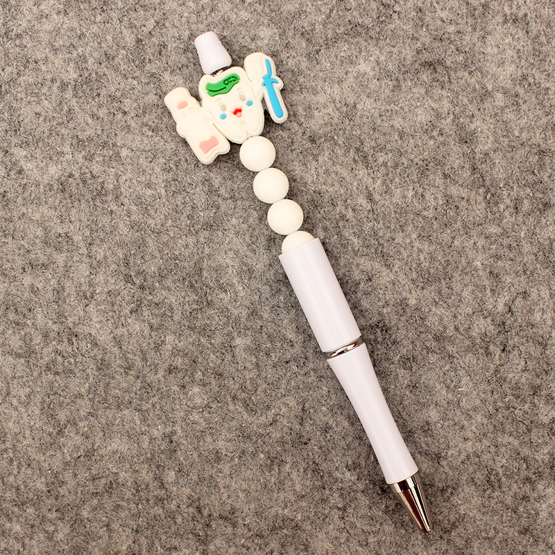 Dessin animé bricolage stylo à bille école hôpital étudiant infirmière stylo à bille: Rouge