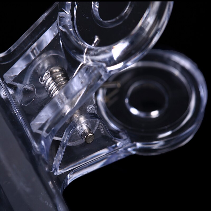 1 Set 5PCS Clear Plastic CDC Magic Tools Stacker Feather Bender Assorted Clips Dubbing Hackle Holding Tool Fly Tying Accessories