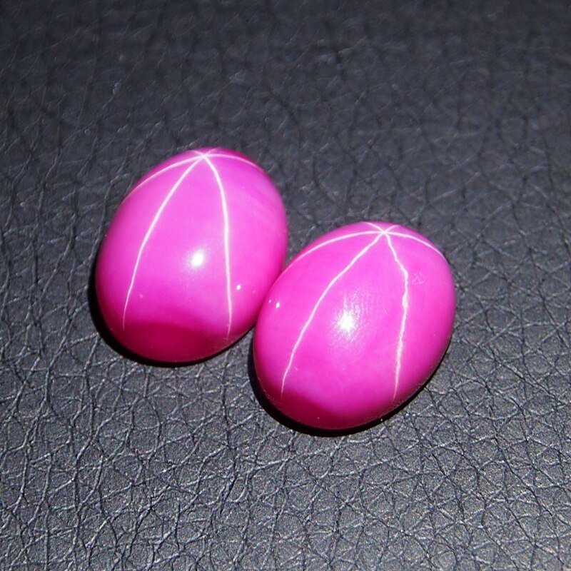 10*12mm 3 sztuka/dużo owalne Cabochon koraliki czerwony gwiazda rubin cabochon