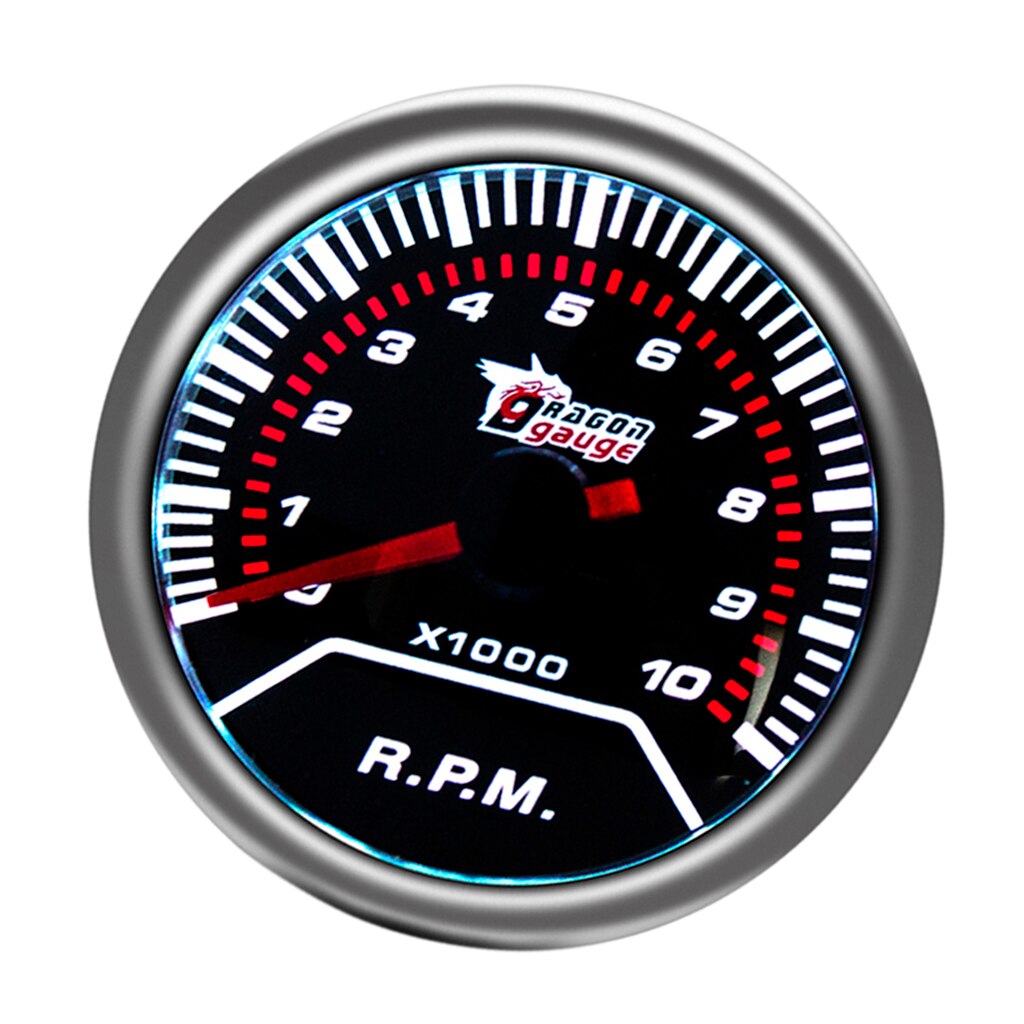 RPM Gauge ×1000rpm Tachometer Stepper Motor Meter with Shift Light Work For for All Kinds of Cylinder Engine