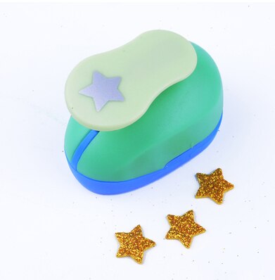 2.5cm blommor punch pyssel stansar scrapbook puncher skum scrapbooking cutter eva punch barn prägling pappershål: Femspetsig stjärna