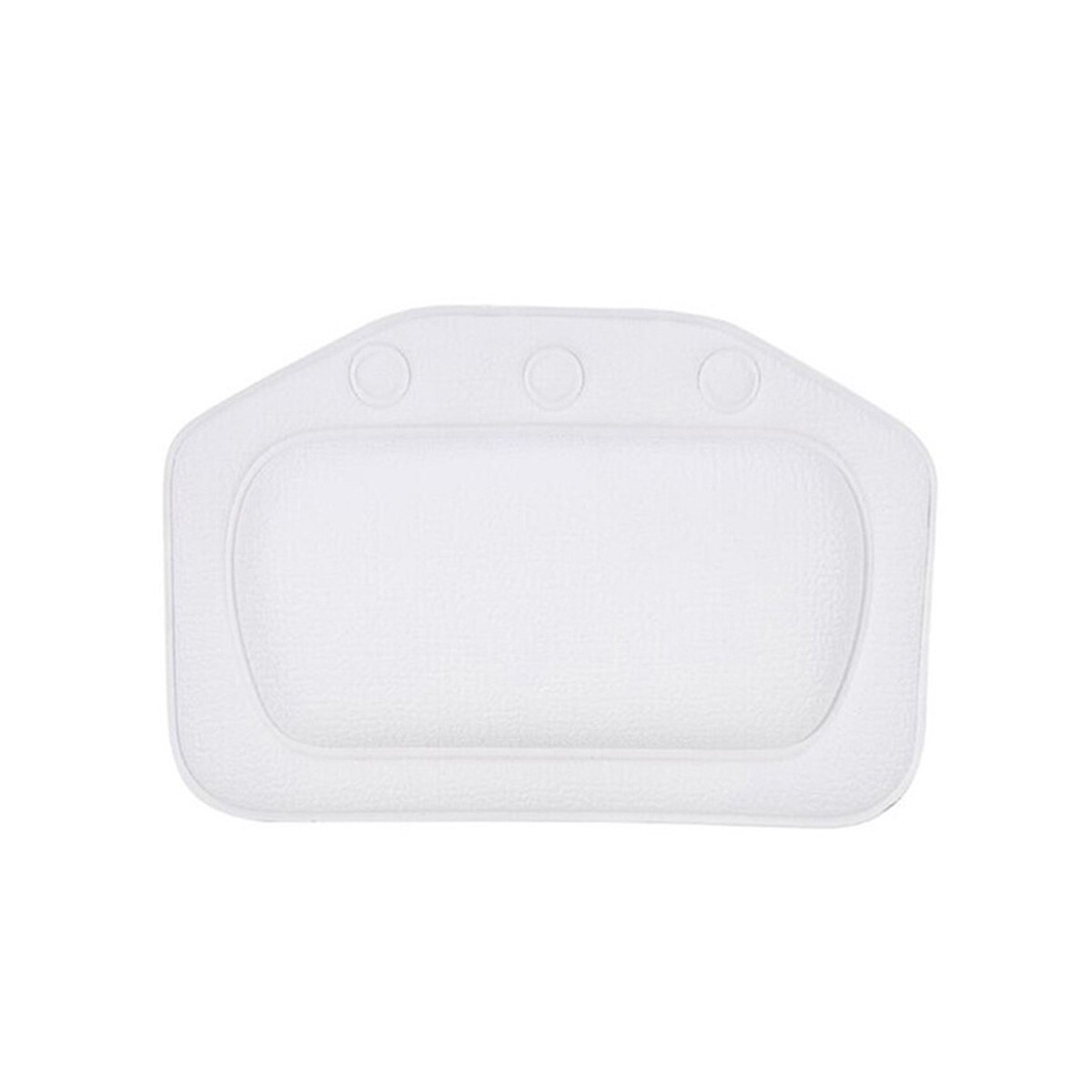 Oreiller de bain de SPA rembourré Spongy | Coussin de baignoire avec 3 ventouses, coussin de baignoire en PVC pour cou appui-tête souple, étanche