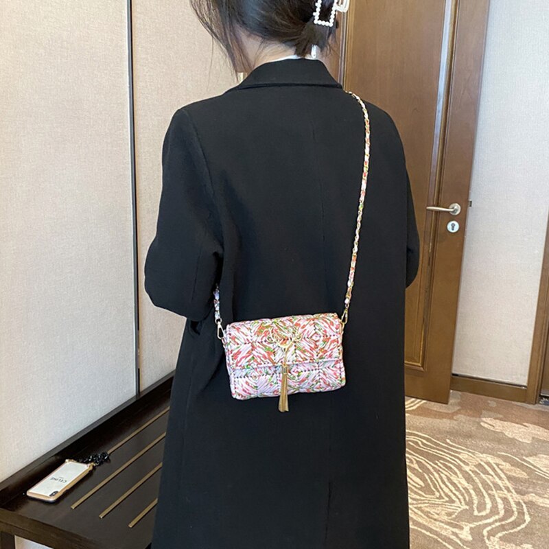 DIY Weaving Bag Grid Handmade Materials Package Handcraft Shoulder Bag Making Supplies Woman Bag Selfmade Sewing Accessories