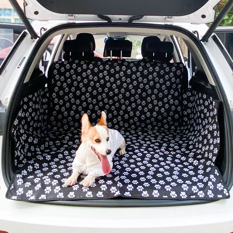 Hond Auto Seat Cover Trunk Case Hond Auto Hond Transporter Mat Pad Hond Auto Seat Cover Hangmat Hond Kofferbak bescherming Dierbenodigdheden