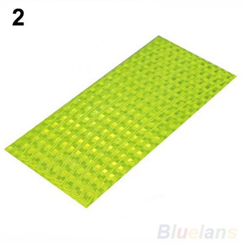 Fiets Auto Accessoires Fiets Reflecterende Sticker Strip Mtb Fietswiel Sticker Fluorescerende Tape Reflector Sticker Fietsen Decor: YELLOW