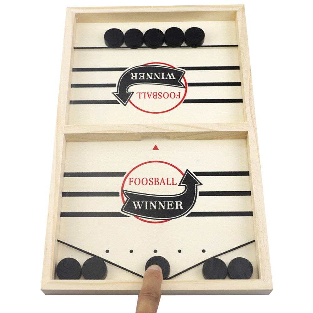 1 impostato Foosball Gioco Da Tavolo di Scacchi Pratico Durevole Portatile Strumento Rotondo Blocco Giocattolo Catapulta Scacchi Giocattolo per Adulti Bambini