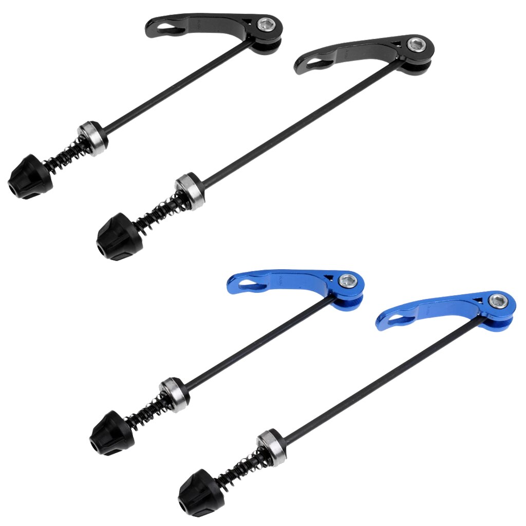 2 Pieces Front + Rear Skewers Quick Release Axle Wheel 167 / 195mm