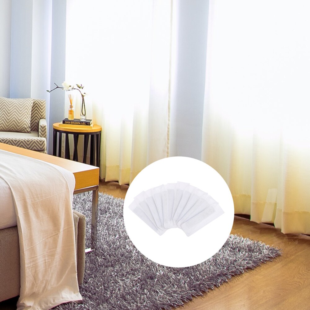 12 st nonwoven gardintillbehör täckta gardinvikter för dukflagggardin