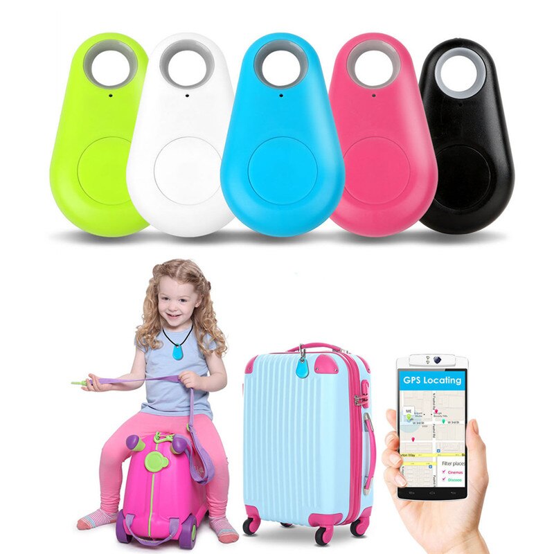 Mini Smart Label Bluetooth 4.0 Loss Tracker Child Elderly Bag Wallet Pet Key Finder GPS Locator Alarm Without Battery