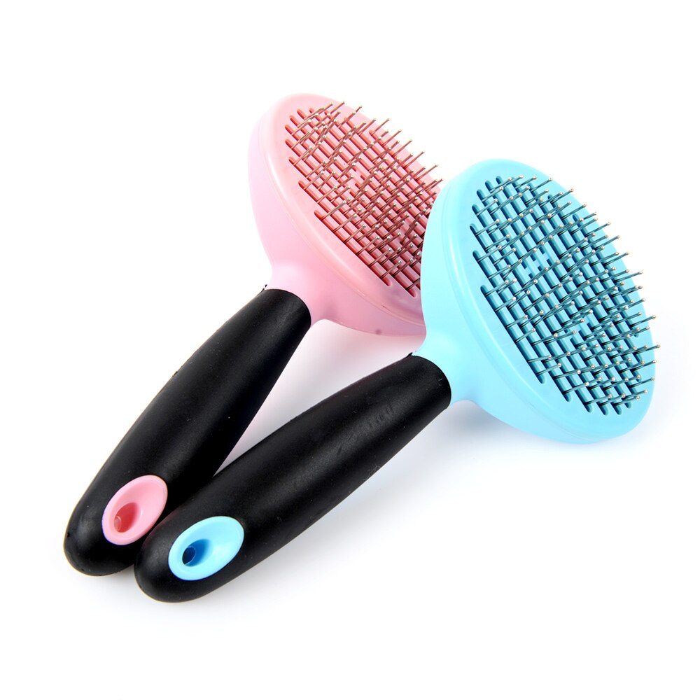 Hoopet Hond Kat Kam Shedding Tool Borstel Kam Rake Pet Fur Grooming Quick Clean Kort Haar