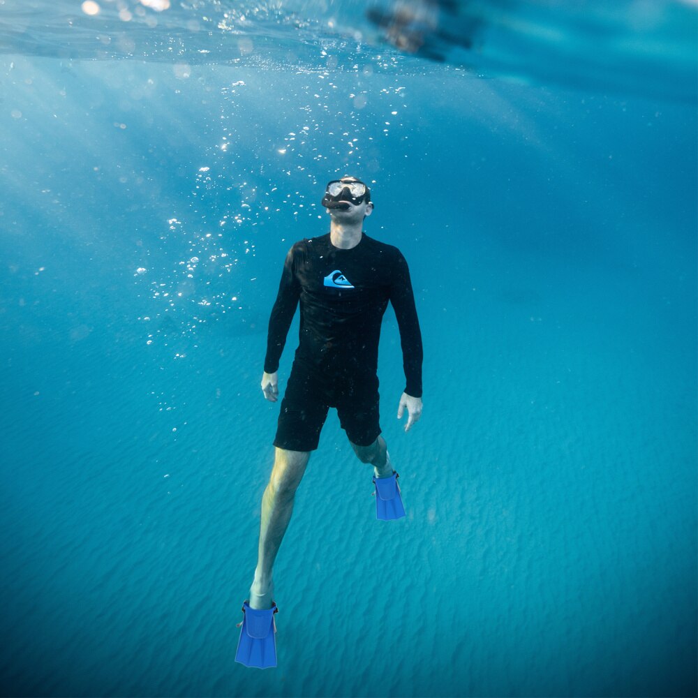 1 Pair Adult Swim Fins Swim Flippers Short Rubber Swim Flippers for Swimmer