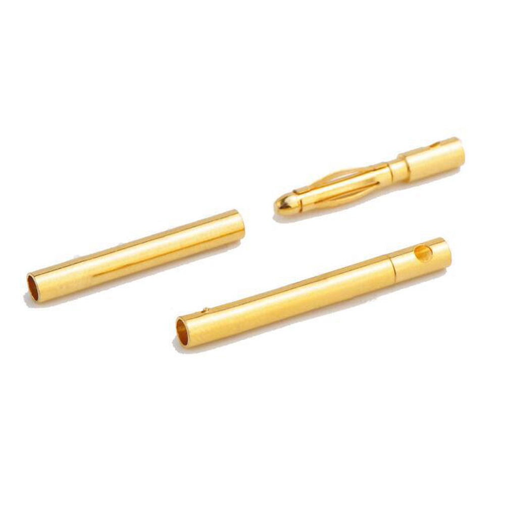 1-10 paires 2mm 3mm - 8mm balle fiche banane plaqué or banane mâle femelle connecteur fiches de batterie Kits pour pièces de batterie RC bricolage