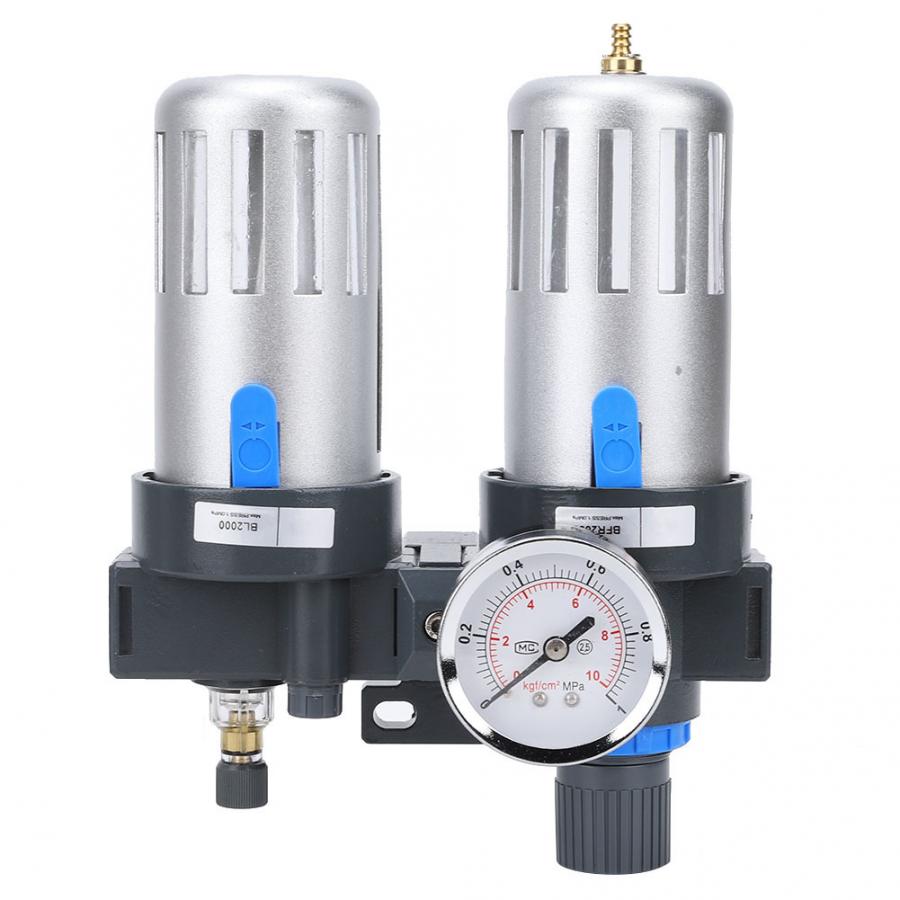 Olie Water Separator Druk Regelklep Luchtfilter Regulator G1/4in BFC2000