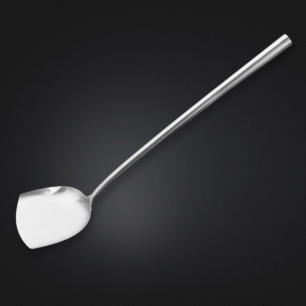 Wok Turner Kitchen Utensil Set Stainless Steel With Handle Spatula For Wok Chinese Wok Utensils Set For Cooking