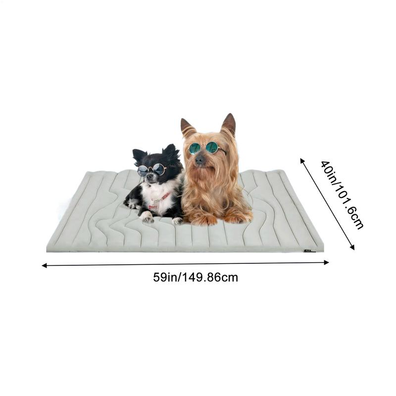 Lemmikkien jäämatto koirille kaksipuolinen kylmämatto koiralle hellävarainen kulutusta kestävä lemmikkien jäämatto lattialle autonistuimille ulko- ja sisähäkki