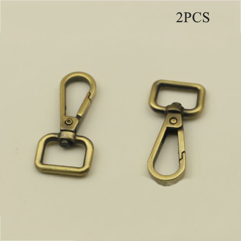 5cm 2PCS Metal Hook Clips Buckles Detachable Snap Hook Bag Strap Belt Webbing Pet Leash Hooks DIY Replacement Bag Accessories