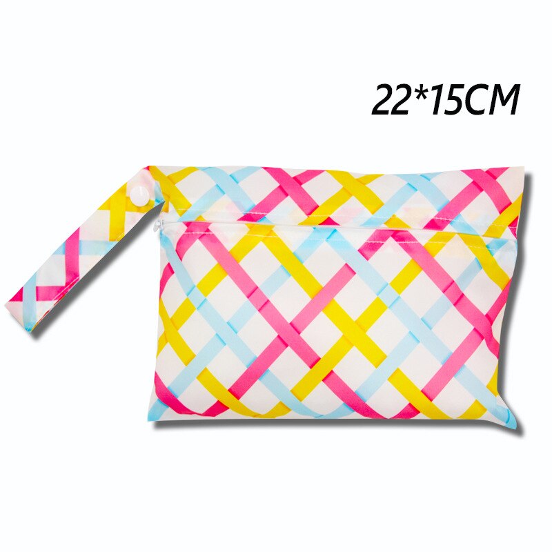 Baby Windel Tasche Gedruckt Wasserdicht Nass Trockenen Windel Reißverschluss Handtasche Kinderwagen Tragen Pack Reise Lagerung Ich bin Freien Tasche Kinderwagen teile: T11