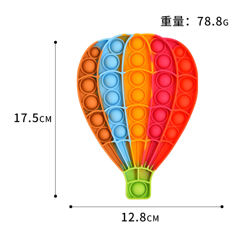 Press Color Ball Fun Toys Infant Teething Decompression Toys Children Press Hand Grip Board: G