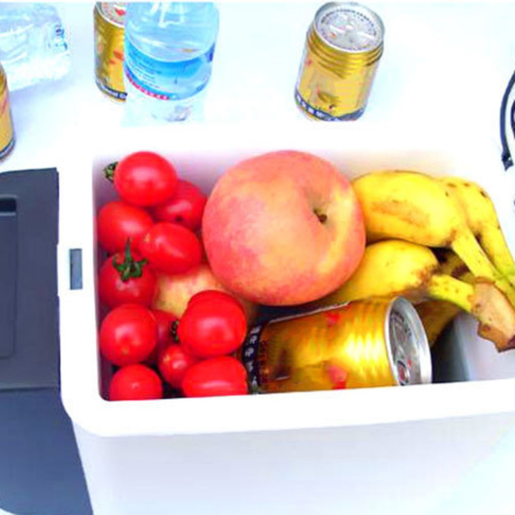 12V 6L Mini Car Refrigerator Dual Use Beverage Cooler Warmer ABS Portable Outdoor Travel Freezer Universal Refrigerator