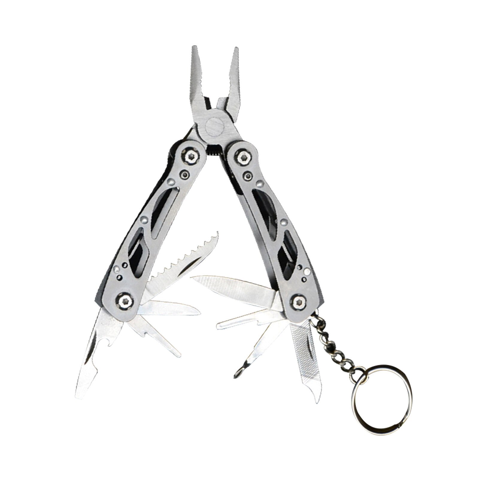 Outdoor Multifunction Folding Pliers Portable Outdoor Multitool Mini Folding Pliers Key Pocket Folding Pliers Multi-tool: B