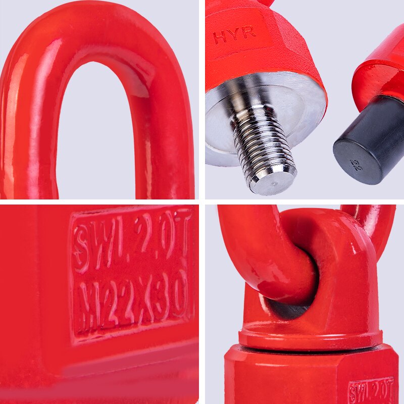 Universal lifting ring 360 degree rotation lifting ring screw high strength die connecting bolt screw M16 / 20 / 22