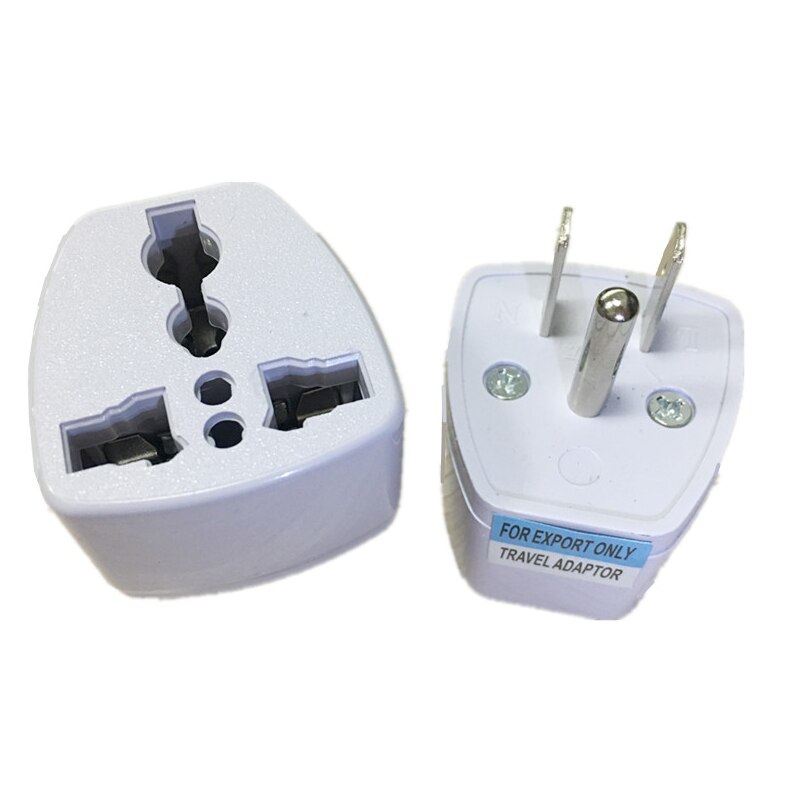 Universal UK US AU to EU Power Socket Plug Travel Charger Adapter Converter 2 Flat Pin: US Triangle Plug