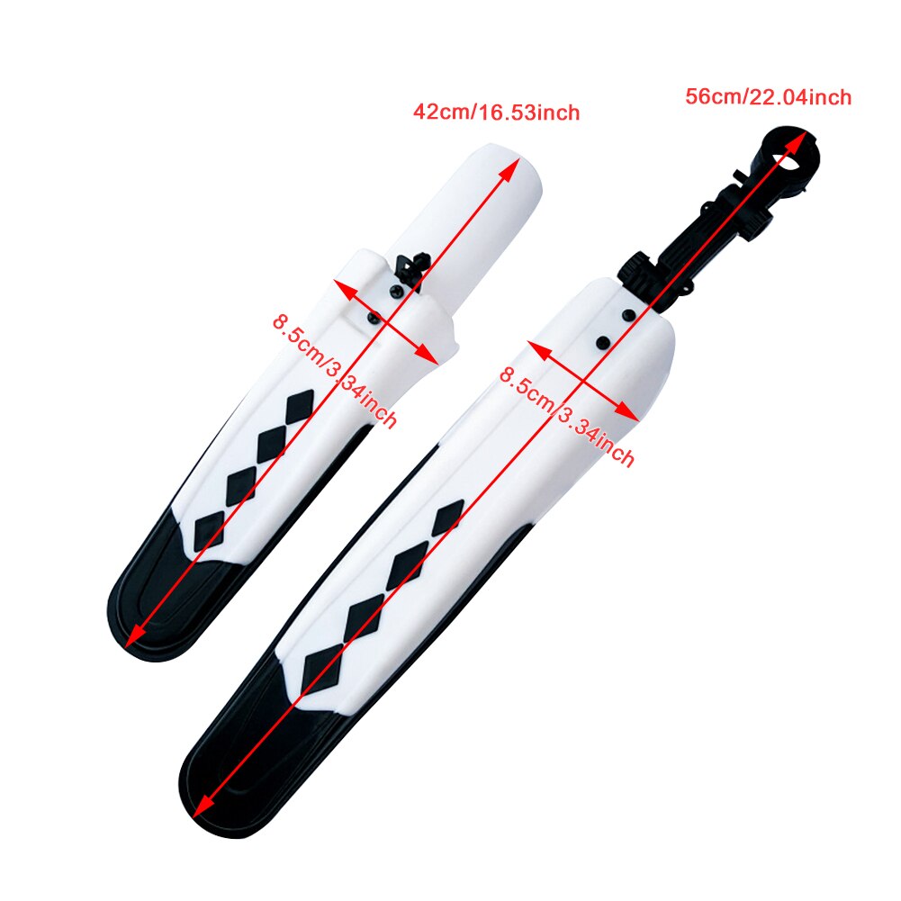2 stück Von Fahrrad Kotflügel Mountainbike Fender Set Fender Bike Fender Flügel Bike Vorderen Und Hinteren Kotflügel