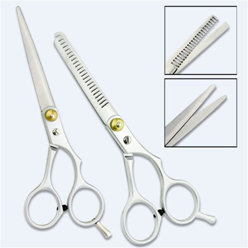 Salon Stainless Steel Hairdressing Scissors Set 2 ... – Grandado