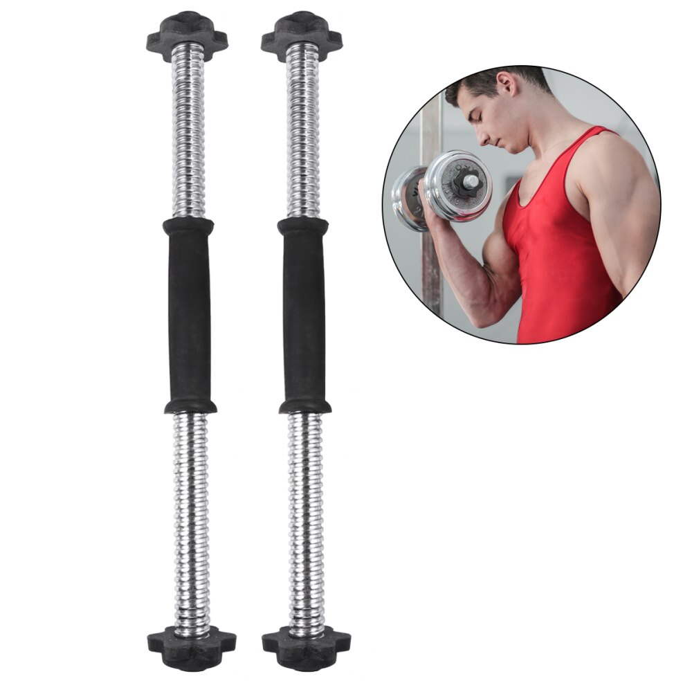 1 Pair Weight Lifting Equipment Useful Practicable Durable Dumbbell Handle Dumbbell Bar Barbell Bar Barbell Handle for Men