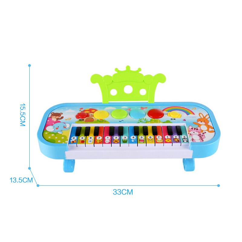 Instrumento Musical de juguete para Bebé y Niño, Piano de granja de animales, teclado electrónico infantil, juguetes educativos