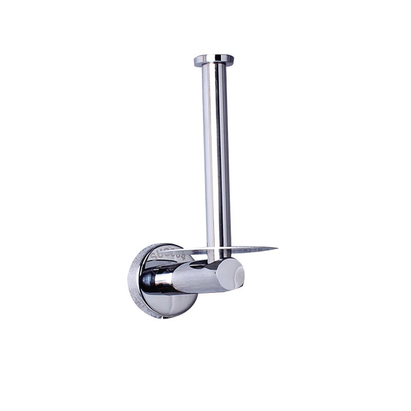 Stainless Steel Roll Paper Holder Vertical Bathroom Toilet Tissue Rack Home Decor
