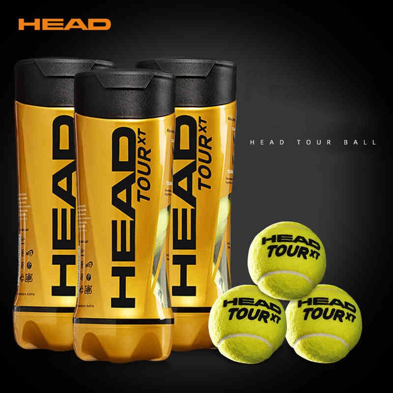 Original head tennisbollar tävlingsträning tennisbollar elastiskt motstånd head tour xt head tennisboll 3 st för 1 tank