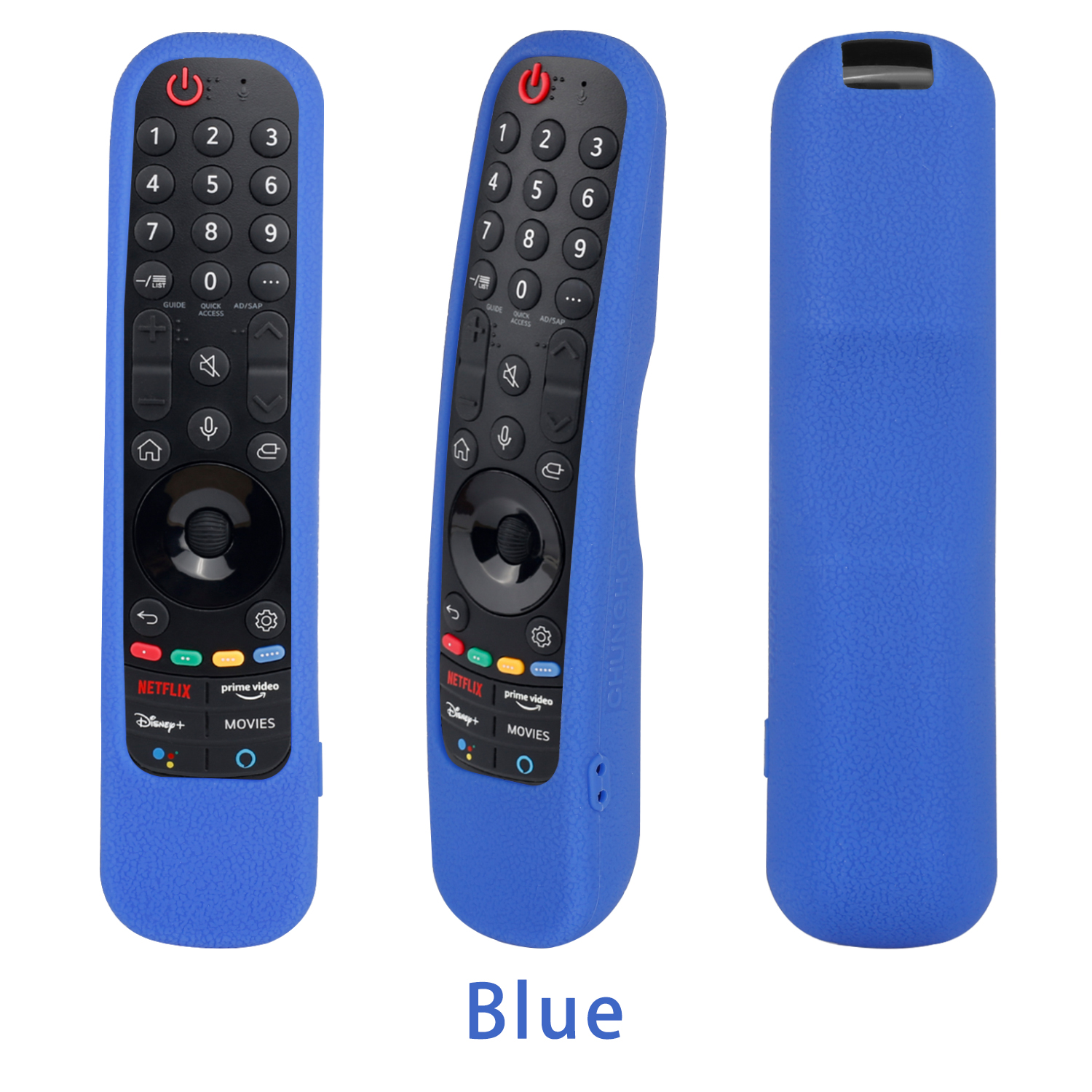 Silicone Protective Remote Control Covers For LG Smart TV AN-MR21 AN-MR21GC For LG OLED TV Magic Remote AN MR21GA Remote Case: Blue