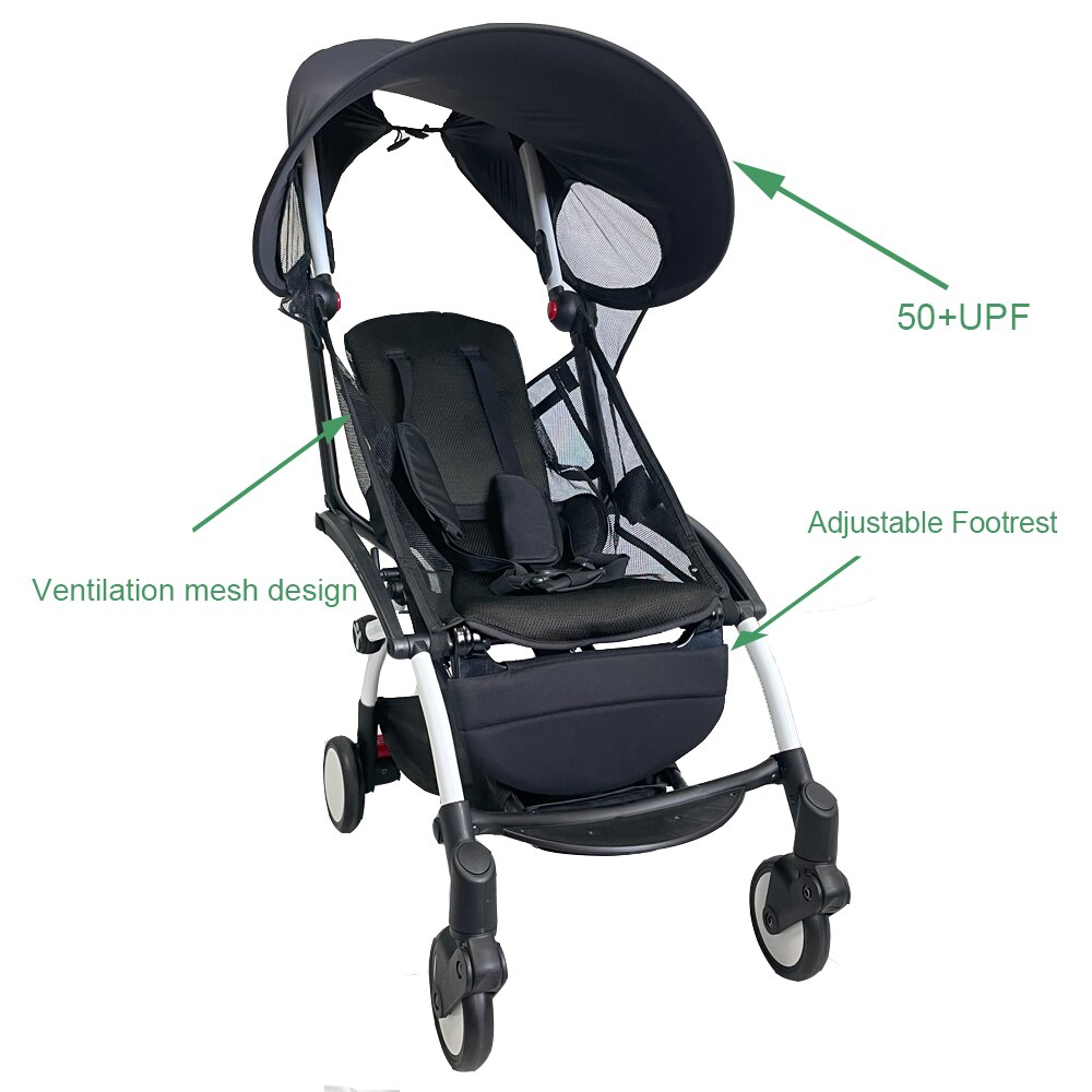 Accesorios de verano para cochecitos Babyzen YOYO y YOYO2, cojín para carrito de bebé, parasol, reposapiés para cochecito YoYa