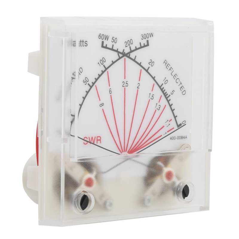 Swr Power Meter Dubbele Naald 60/300W Pointer Meter Zender Met Backlight Swr Wattmeter Voor Industrie