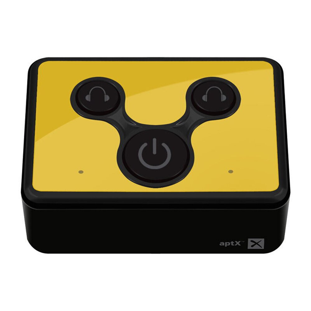 Bluetooth 5.0 A2DP Aptx Low Latency SPDIF Toslink Optical RCA Aux 3.5mm Music Transmitter Wireless Home Stereo Audio TV Adapter: Yellow