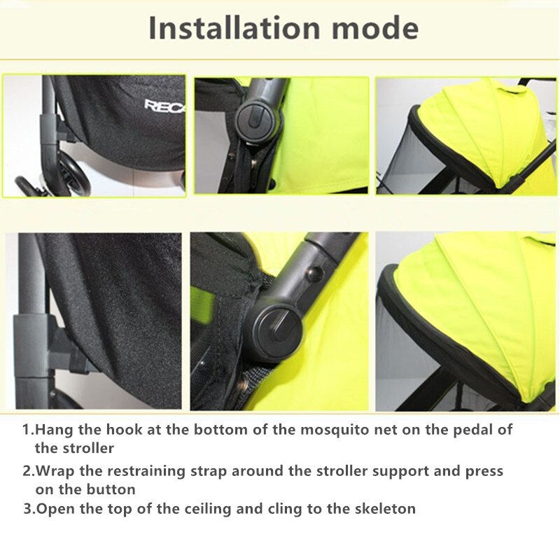 Recaro Easylife Buggy Stroller Mosquito Net Accessory Anti-mosquito Accessories