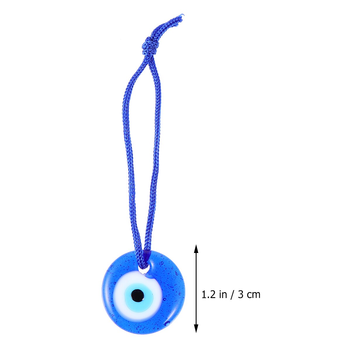 12 st blått onda ögat dekor glas traditionellt onda ögat hänge hamsa pärlor hänge för kontor vägg hem dörr