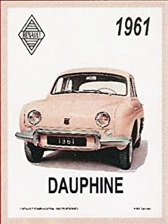 Metal Tin Sign Renault 4cv Salon De Automobile Pub Home Vintage Retro Poster Cafe: Light Grey / 20x30cm