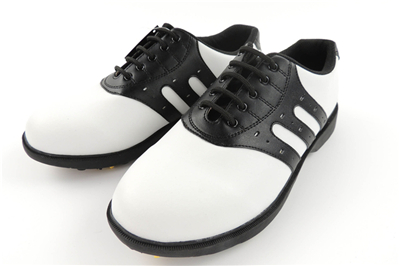 Menn utendørs golfsko pustende vanntette treningssko aktiviteter neglepigger golf joggesko sport atletisk sko  d0594: Svart / 10