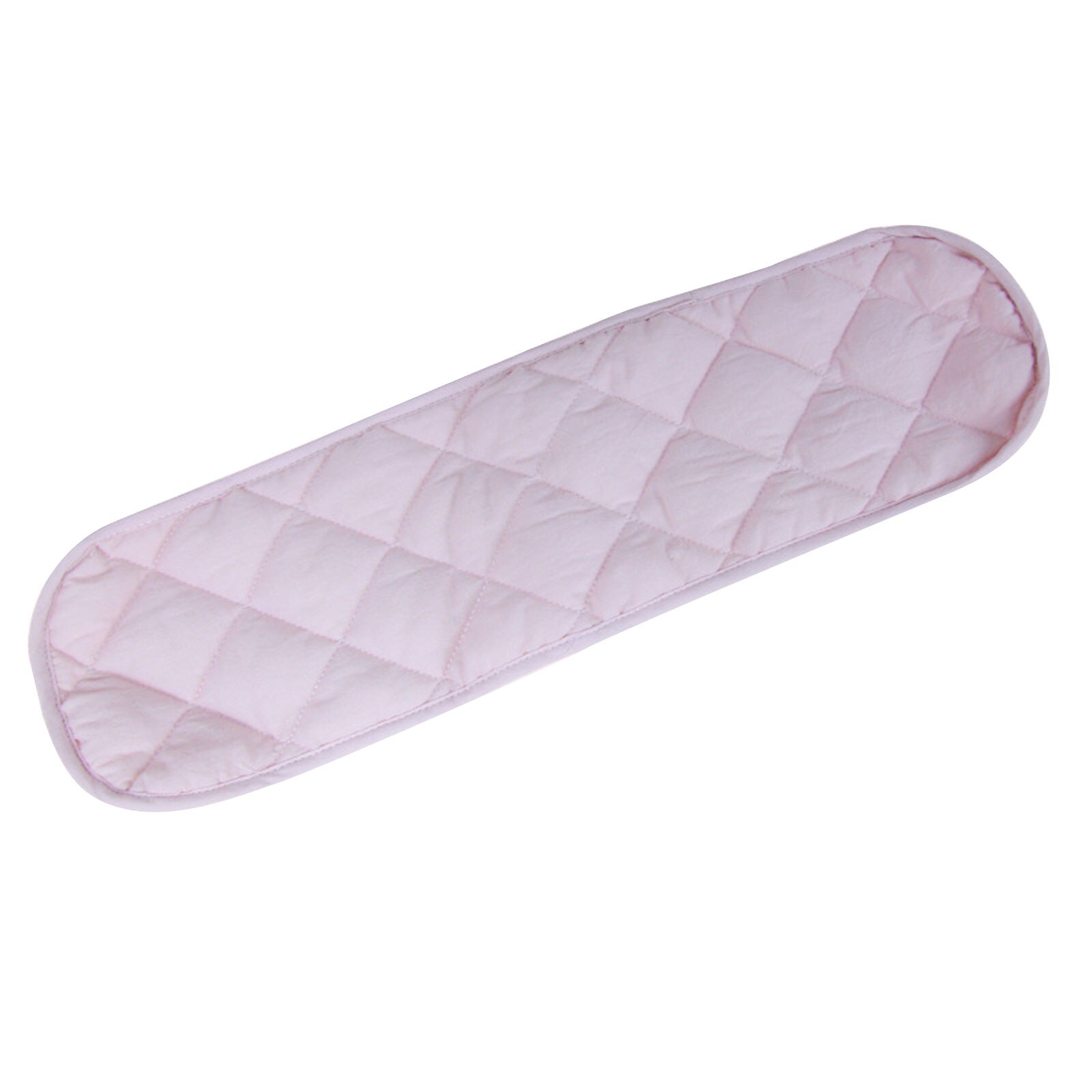 Tira Anticolisión de algodón para cuna, banda de protección envolvente para cama, anticolisión, antimordedura, borde de cubierta suave para cama: Pink 50cm