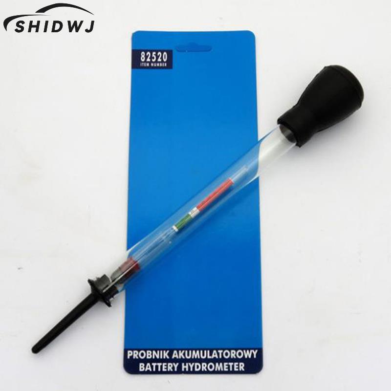 Battery Hydrometer 1.10-1.30 Measuring Zone Practical Densitometer Electro-hydraulic Density Meter For Acid Or Alkaline Batterie