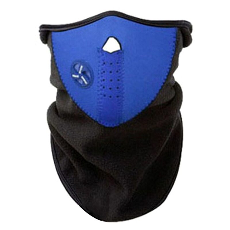 Outdoor Half Face Mask Cover Fleece Unisex Ski Snow Cycling Climbing Warm Winter Neck Guard Scarf Warm Protecting Face Hood: BL