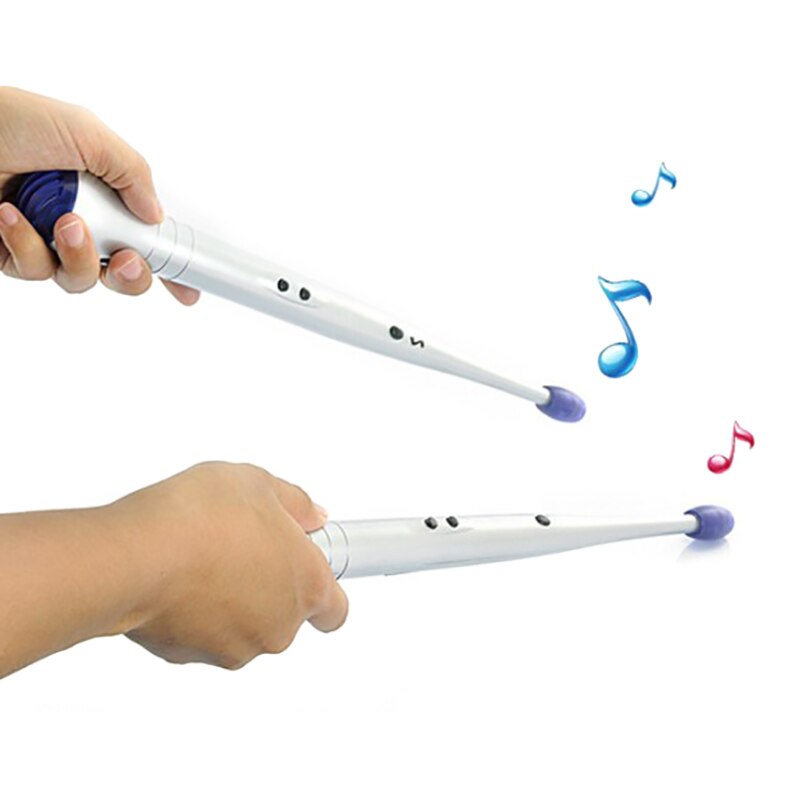 1 Pair Electronic Drum Sticks Lightweight Rhythm Drum Sticks Electronic Rhythm Drum Sticks Air Drumstick Kids Musical Instrument